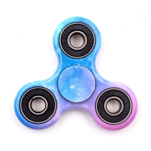 Ceramics Bearing Tri-Spinner ABS EDC Hand Spinners For Autism and ADHD Fidget Spinner Anti Stress kids Toys Long Spin Times