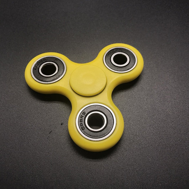 Ceramics Bearing Tri-Spinner ABS EDC Hand Spinners For Autism and ADHD Fidget Spinner Anti Stress kids Toys Long Spin Times