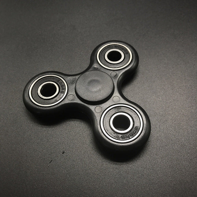 Ceramics Bearing Tri-Spinner ABS EDC Hand Spinners For Autism and ADHD Fidget Spinner Anti Stress kids Toys Long Spin Times