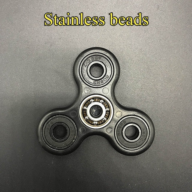 Ceramics Bearing Tri-Spinner ABS EDC Hand Spinners For Autism and ADHD Fidget Spinner Anti Stress kids Toys Long Spin Times