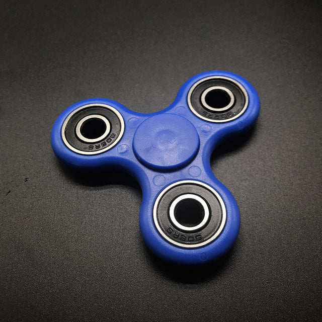 Ceramics Bearing Tri-Spinner ABS EDC Hand Spinners For Autism and ADHD Fidget Spinner Anti Stress kids Toys Long Spin Times